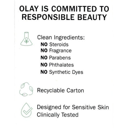 Olay Minis Sensitive Soothing Moisturizer with Colloidal Oatmeal (Net wt. 0.5 fl. oz.) Travel Size, Fragrance Free