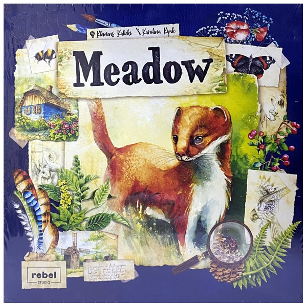 Meadow Board Game - Ages 10+ (For 1 to 4 players) For Nature-Observing Wanderers