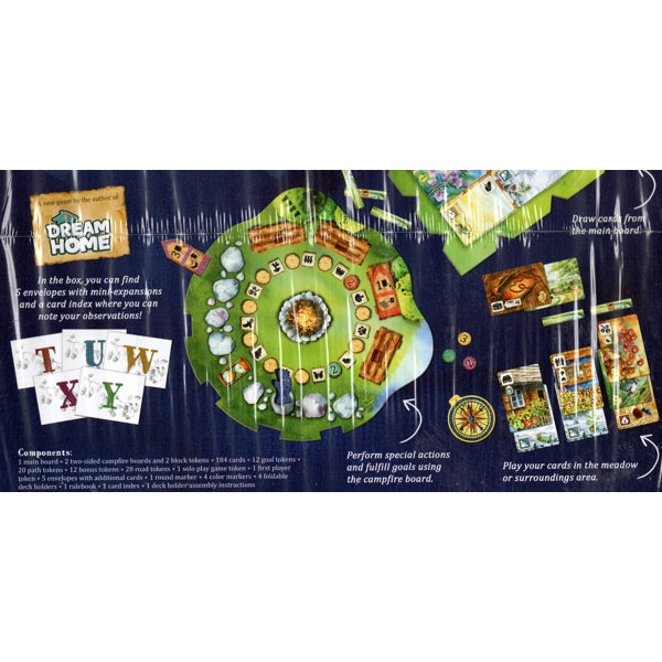 Meadow Board Game - Ages 10+ (For 1 to 4 players) For Nature-Observing Wanderers