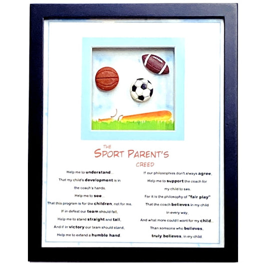 Ganz Sport Parents Principles Shadow Box Poster (8.75" x 10.75")