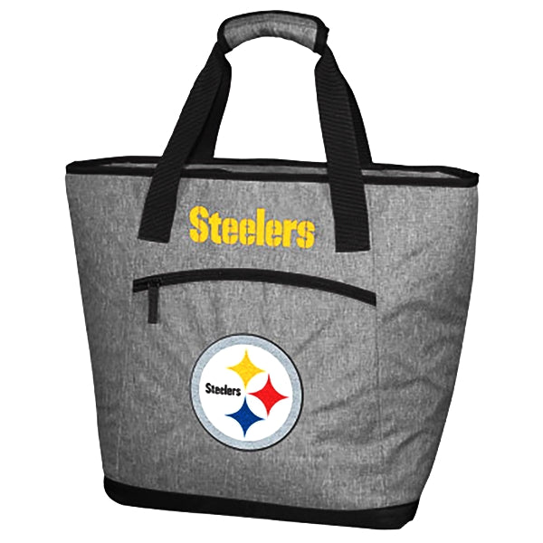 Rawlings Pittsburgh Steelers Can Cooler Tote Bag (Holds up to 30 Cans) Easy to Carry, Foil Lining, Antimicrobial