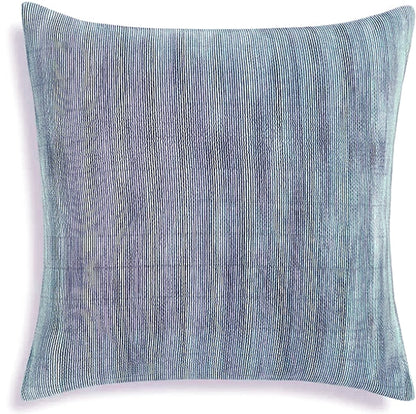 Hotel Collection European Pleated Pillow Sham Case - Stencil/Blue Silver (Fits Pillow Size 26" x 26")