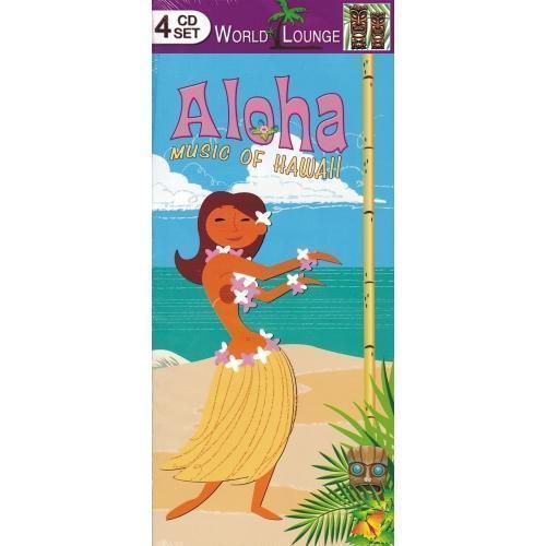 Aloha Music of Hawaii - World Lounge (4-Music CDs Gift Box Set) - DollarFanatic.com