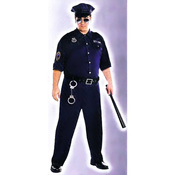 Amscan On Patrol Officer Adult Halloween Costume (Adult Plus - 48/52) - Dollar Fanatic