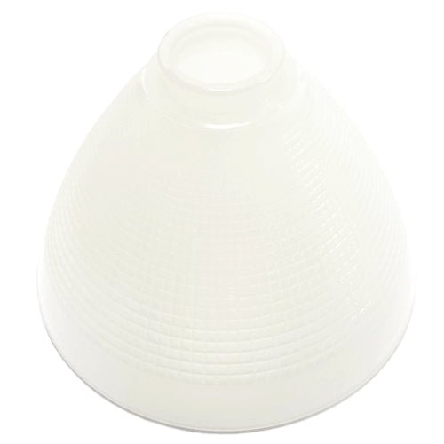 Berman 8" Glass Reflector Lamp Shade - Waffle Pattern (SB-13037) - Dollar Fanatic