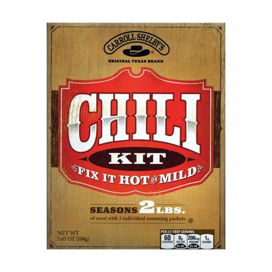 Carroll Shelbys Chili Kit - Fix It Hot or Mild (Net wt. 3.65 oz.) - Dollar Fanatic