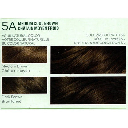 Clairol Natural Instincts Demi - Permanent Hair Color Kit (5A Medium Cool Brown) Vegan, Lasts 28 Shampoos - Dollar Fanatic