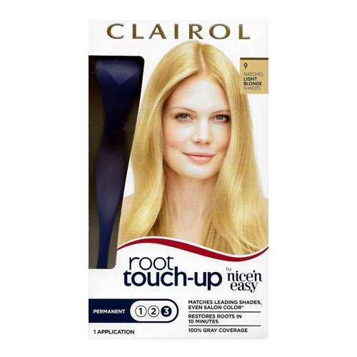 Clairol Root Touch-Up Permanent Color Kit (9 Light Blonde Shade) Lasts 3 Weeks - $5 Outlet