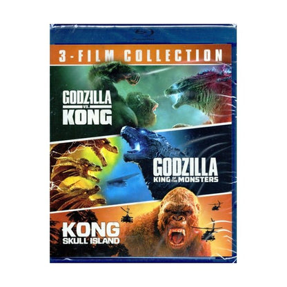 Godzilla/Kong 3 - Film Collection - Godzilla vs. Kong/Godzilla King of the Monsters/Kong Skull Island (3 - Movie BluRayDVD Set) - Dollar Fanatic