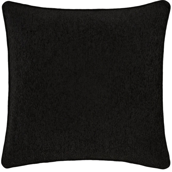 J Queen New York European Chenille Pillow Sham Case - Jordan/Black Chocolate (Fits Pillow Size 26" x 26") - Dollar Fanatic