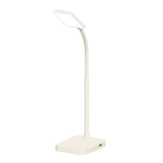 MaxLite Slim LED Light Desk Lamp with Built - In USB Charging Port - White (4 Watts) - Dollar Fanatic