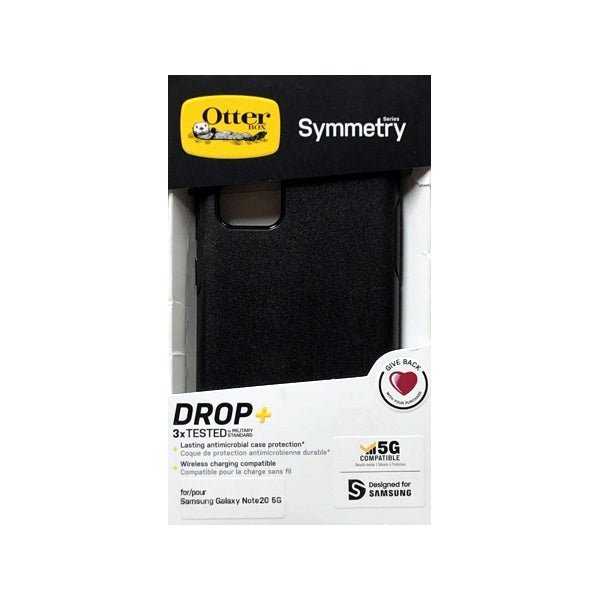 OtterBox Samsung Galaxy Note 20 5G Symmetry Series Phone Case - Black (77 - 65704) For Samsung Galaxy Note20 5G - Dollar Fanatic