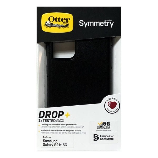 OtterBox Samsung Galaxy S21+ 5G Symmetry Series Phone Case - Black (77 - 82400) For Samsung Galaxy S21+ 5G - Dollar Fanatic