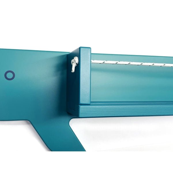 Pillowfort Whale Wall Book Shelf with Rope Railing - Turquoise (38.8" x 13.3") - Dollar Fanatic