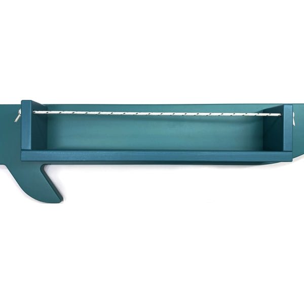 Pillowfort Whale Wall Book Shelf with Rope Railing - Turquoise (38.8" x 13.3") - Dollar Fanatic