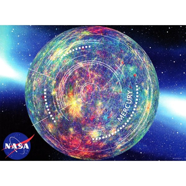 Spin Master Foil Effect Jigsaw Puzzle - Planet Mercury (750 Pieces) For ages 8+ - $5 Outlet